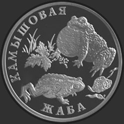 реверс 1 rouble 2004 "Камышовая жаба"