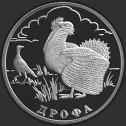 реверс 1 rublo 2004 "Дрофа"