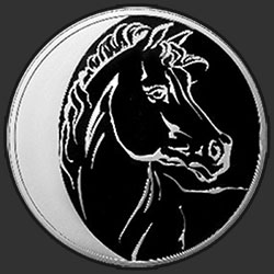 реверс 3 ruble 2014 "Лошадь"