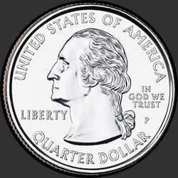 аверс 25¢ (quarter) 2007 "Washington State Quarter / P"