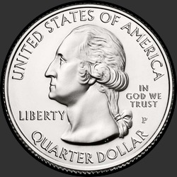 аверс 25¢ (quarter) 2013 "Национальный парк Грейт-Бейсин / P"