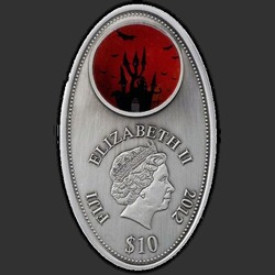 аверс 10 Dollars 2012 "Вампир"