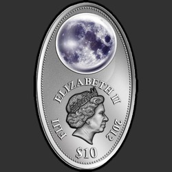 аверс 10 Dollars 2012 "Единорог"