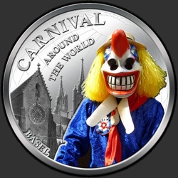 реверс 1$ (бак) 2012 "Карнавал в Базеле"