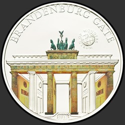 реверс 5 Долларов 2012 "Бранденбургские ворота"
