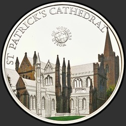 реверс 5 Dollari 2012 "Собор Святого Патрика"