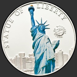 реверс 5 Dólares 2010 "Статуя Свободы"