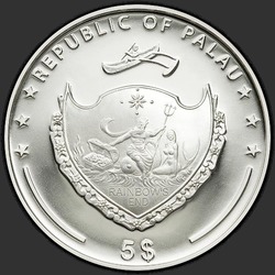 аверс 5 Dollars 2010 "Статуи острова Пасхи"