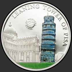 реверс 5 dollar 2011 "Пизанская башня"