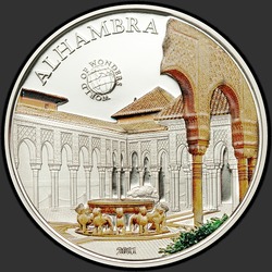 реверс 5 dollarit 2011 "Альгамбра"