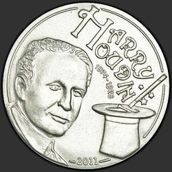 реверс 2 доллара 2011 "Магическая монета"