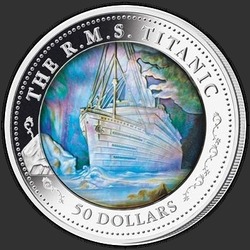 реверс 50 δολάρια 2012 "100 летие Титаника"