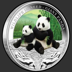 реверс 1$ (бак) 2011 "Большая панда"