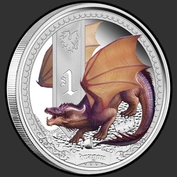 реверс 1$ (бак) 2014 "Дракон"