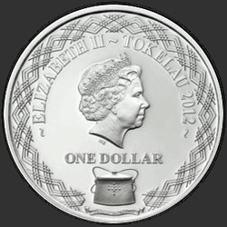 аверс 5 Dólares 2012 "Краснохвостый Фаэтон"