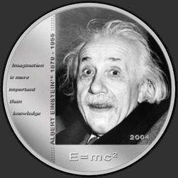 реверс 5 Dollari 2004 "Эйнштейн"