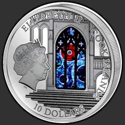аверс 10 Dollars 2014 "Вашингтонский кафедральный собор"