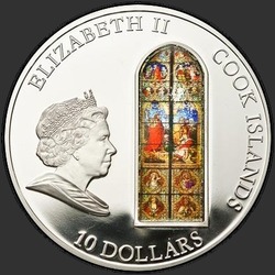 аверс 10 dolerių 2010 "Кёльнский собор"