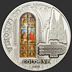 реверс 10 dollarit 2010 "Кёльнский собор"
