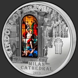 реверс 10 dollarit 2013 "Миланский собор "