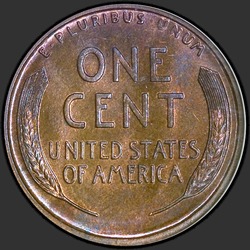 реверс 1¢ (penny) 1915 "EUA - 1 Cent / 1915 - S"