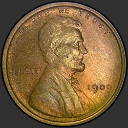 аверс 1¢ (пенни) 1909 "ЗША - 1 Cent / 1909 - LINCOLN PFRB"