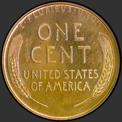 реверс 1¢ (пенни) 1942 "США - 1 Cent / 1942 - Доказ"