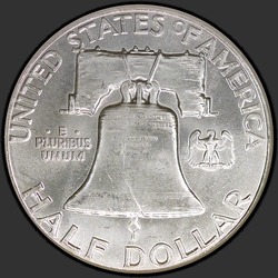 реверс 50¢ (half) 1963 "USA - 50 centesimi (Dollaro mezzo) / 1963 - P"