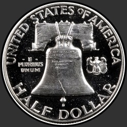 реверс 50¢ (half) 1951 "ABD - 50 Cents (Half Dollar) / 1951 - Kanıtı"