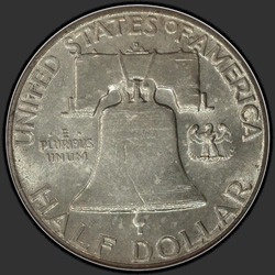 реверс 50¢ (half) 1963 "EUA - 50 Cents (meio dólar) / 1963 - D"
