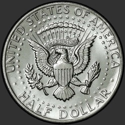 реверс 50¢ (half) 1978 "USA - 50 centesimi (Dollaro mezzo) / 1978 - D"