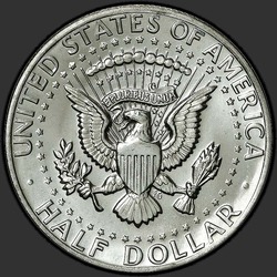 реверс 50¢ (half) 1979 "미국 - 50 센트 (하프 달러) / 1979 - D"