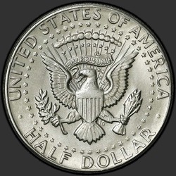 реверс 50¢ (half) 1984 "संयुक्त राज्य अमरीका - 50 सेंट (आधा डॉलर) / 1984 - पी"
