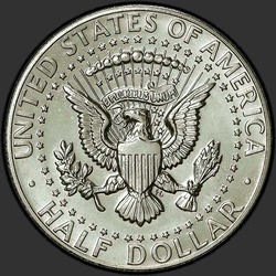 реверс 50¢ (half) 1985 "USA - 50 centesimi (Dollaro mezzo) / 1985 - P"