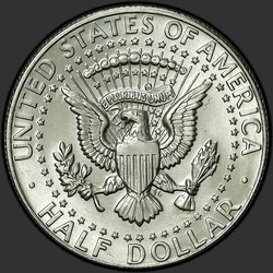 реверс 50¢ (half) 1986 "USA - 50 senttiä (Half dollari) / 1986 - D"