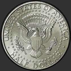 реверс 50¢ (half) 1995 "USA - 50 Cents (Half Dollar) / 1995 - P"