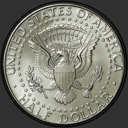 реверс 50¢ (халф) 1996 "США - 50 центов (полдоллара) / 1996 - D"