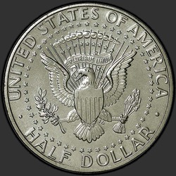 реверс 50¢ (half) 1997 "الولايات المتحدة الأمريكية - 50 سنتا (نصف الدولار) / 1997 - D"