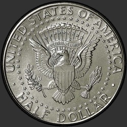 реверс 50¢ (half) 1998 "USA - 50 centesimi (Dollaro mezzo) / 1998 - P"