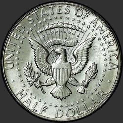 реверс 50¢ (half) 1970 "미국 - 50 센트 (하프 달러) / 1970 - D"