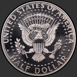 реверс 50¢ (half) 2014 "USA - 50 Cents (Half Dollar) / 2014 - { "_": "S Silver Relief"}"