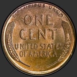 реверс 1¢ (penny) 1930 "EUA - 1 Cent / 1930 - D"
