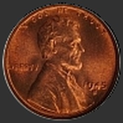 аверс 1¢ (penny) 1945 "USA - 1 Cent / 1945 - D"