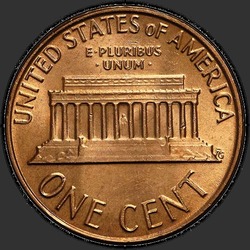 реверс 1¢ (penny) 1978 "USA  -  1セント/ 1978  -  P"