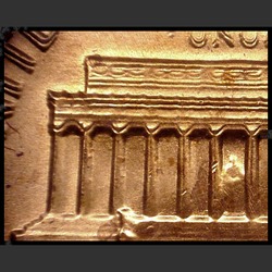 аверс 1¢ (penny) 1983 "EUA - 1 Cent / 1983 - Dbl"