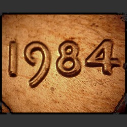 реверс 1¢ (penny) 1984 "미국 - 1 센트 / 1984 - DBL"