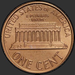 реверс 1¢ (пенни) 1992 "USA - 1 Cent / 1992 - D"