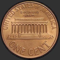 реверс 1¢ (penny) 1994 "EUA - 1 Cent / 1994 - P"