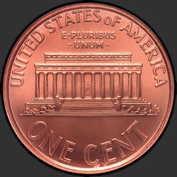 реверс 1¢ (penny) 2005 "ABD - 1 Cent / 2005 - P"