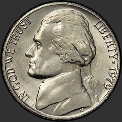 аверс 5¢ (nickel) 1979 "USA - 5 zl / 1979 - P"